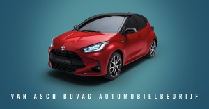 De nieuwe Yaris staat gereed voor nadere kennismaking.